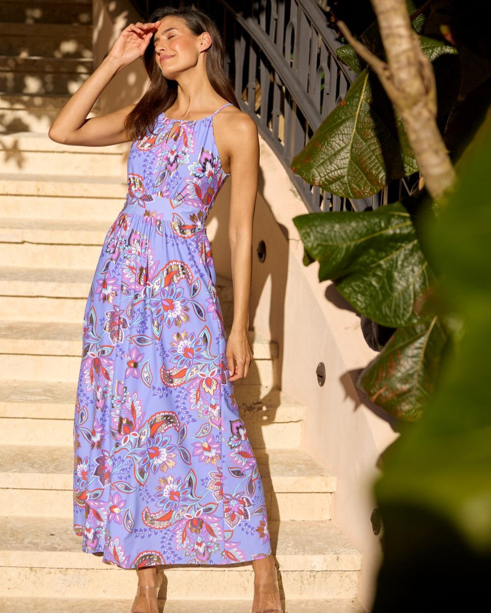 Mia Dress Jude Cloth in Floral Bluebell Gold| Jude Connally S / Floral Bluebell Gold