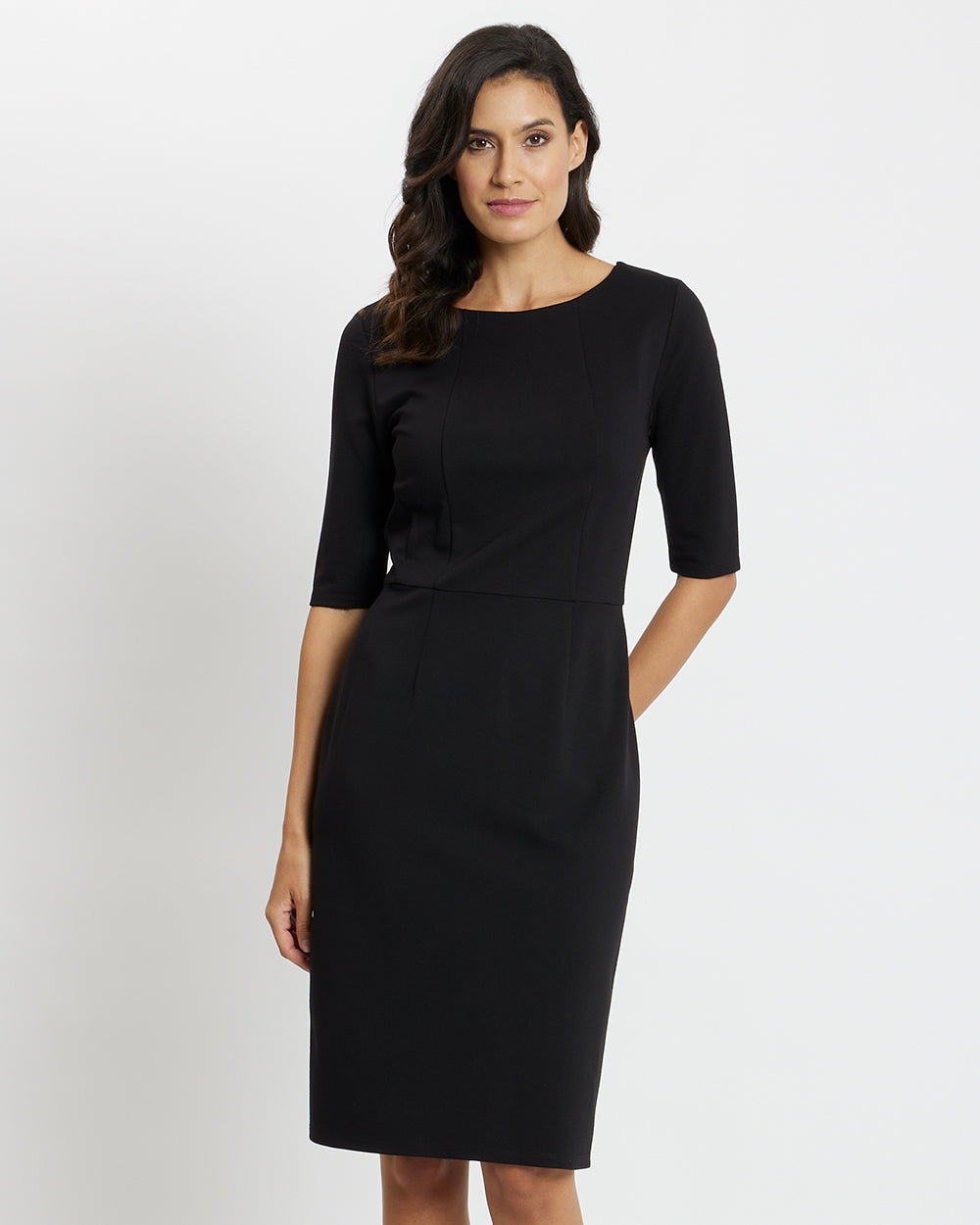 Monique Ponte Dress in Black| Jude Connally S / Black Monique Ponte Dress in Black| Jude Connally S / Black
