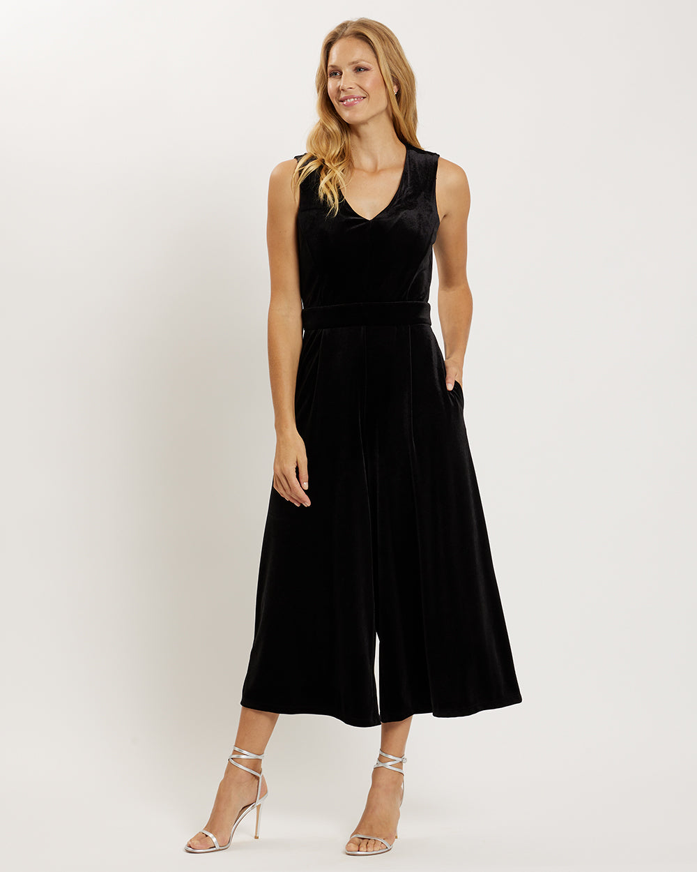 Oaklynn Jumpsuit -Stretch Velvet