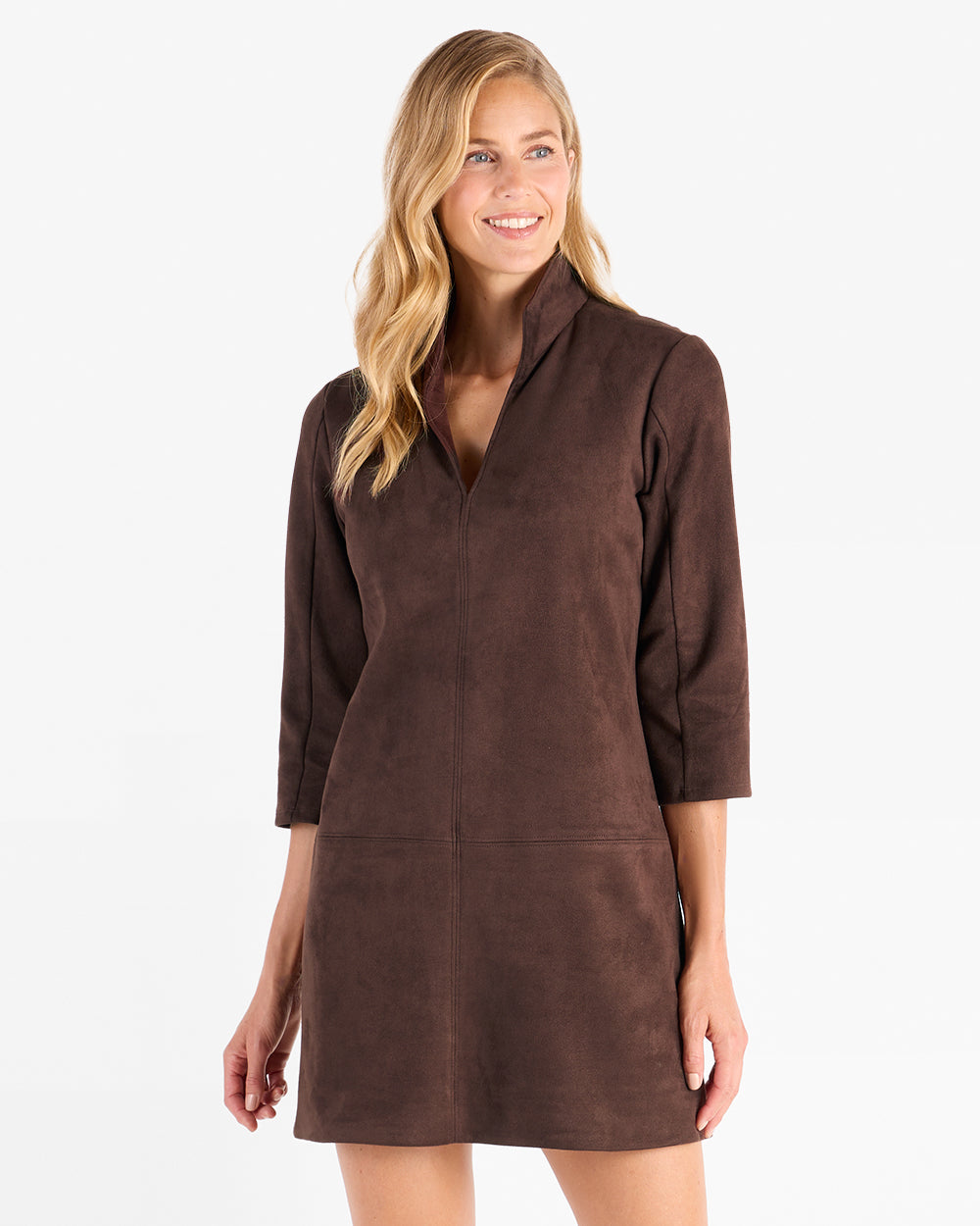 Callie Dress - Faux Suede
