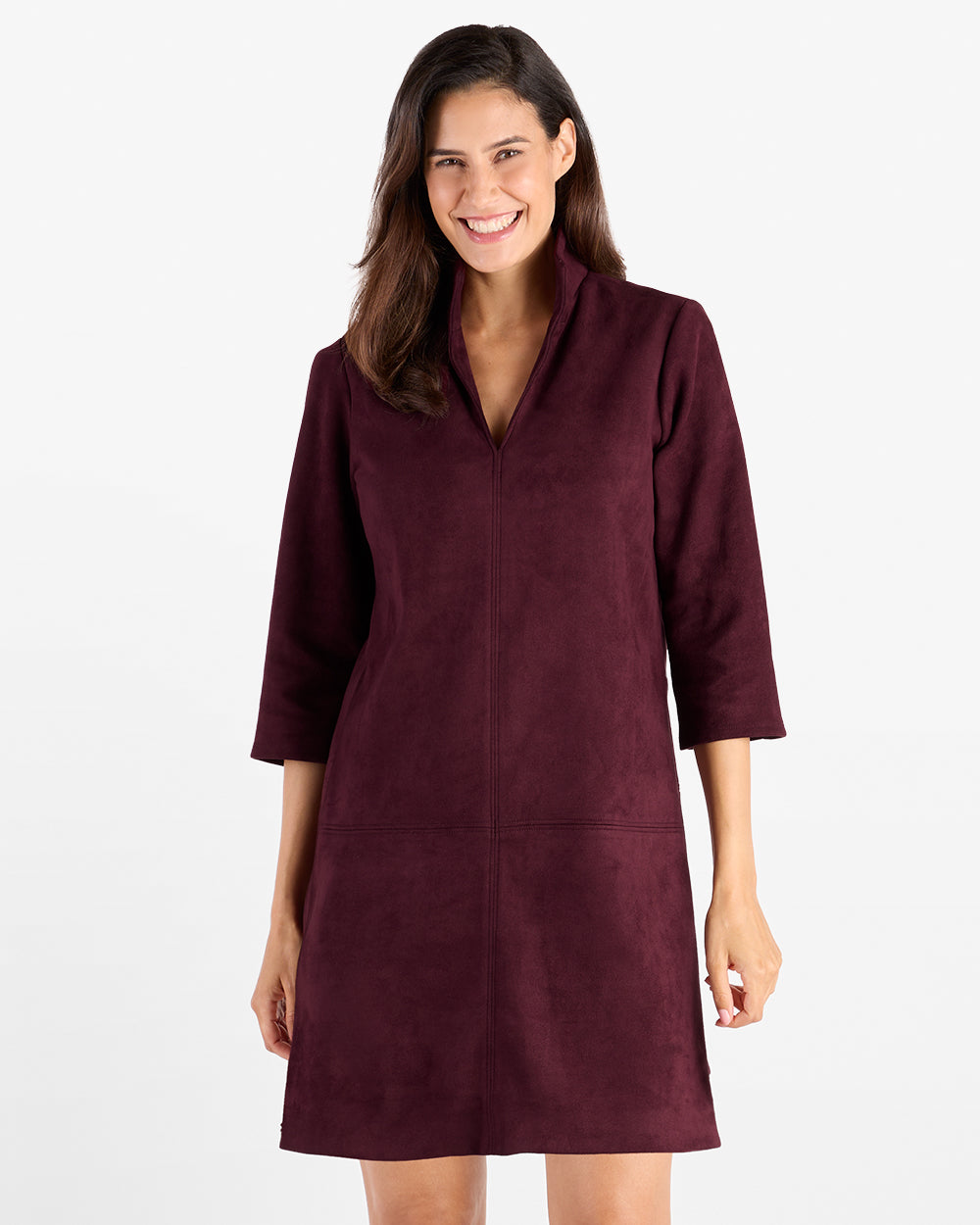 Callie Dress - Faux Suede