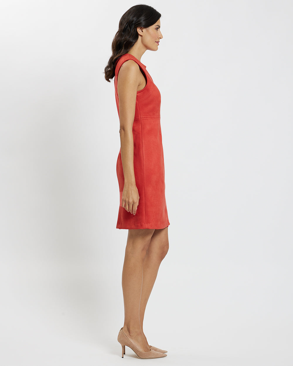 Julia Dress- Faux Suede