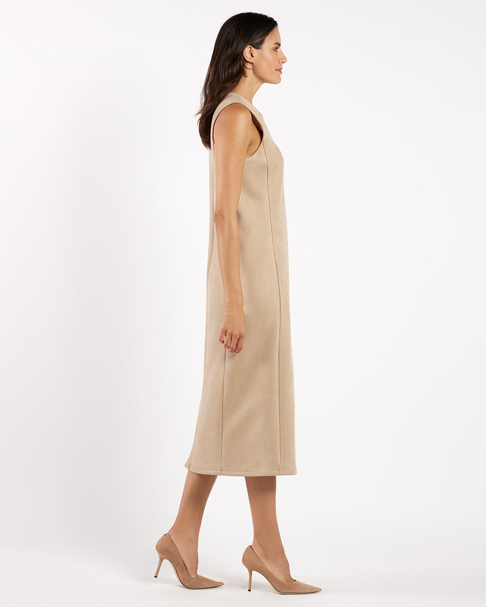 Darcy Dress - Faux Suede