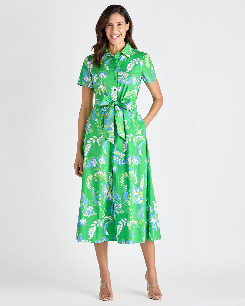 Glenda Dress - Stretch Poplin