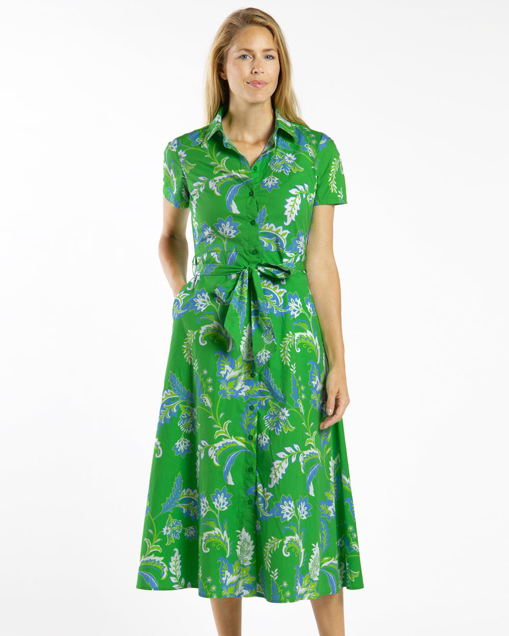 Glenda Dress - Stretch Poplin