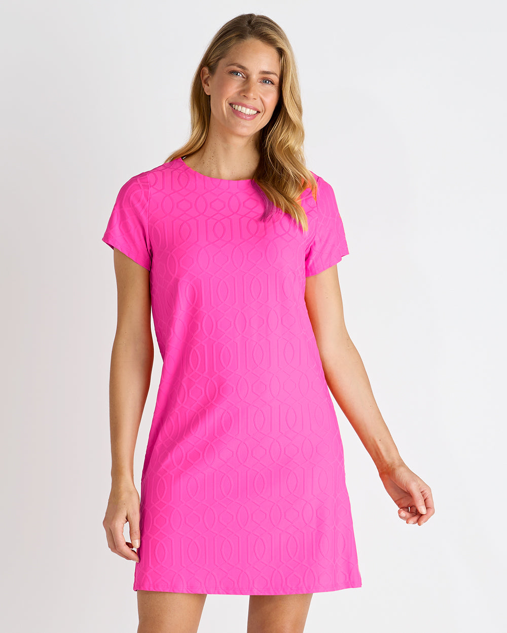 Ella Dress Jacquard in Garden Gate Peony Pink| Jude Connally S / Garden Gate Peony Pink Ella Dress Jacquard in Garden Gate Peony Pink| Jude Connally S / Garden Gate Peony Pink