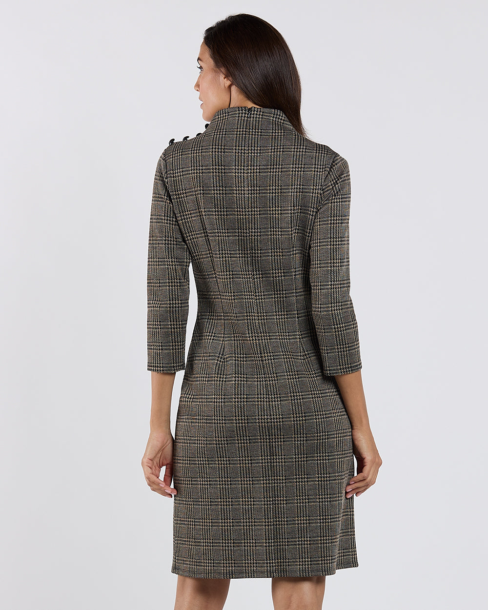 Gertie Dress - Textured Plaid