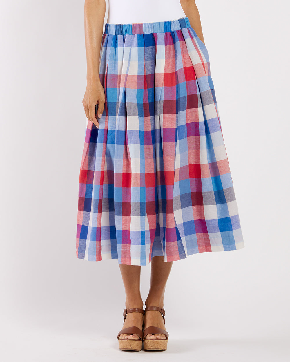 Meredith Skirt - Stretch Linen