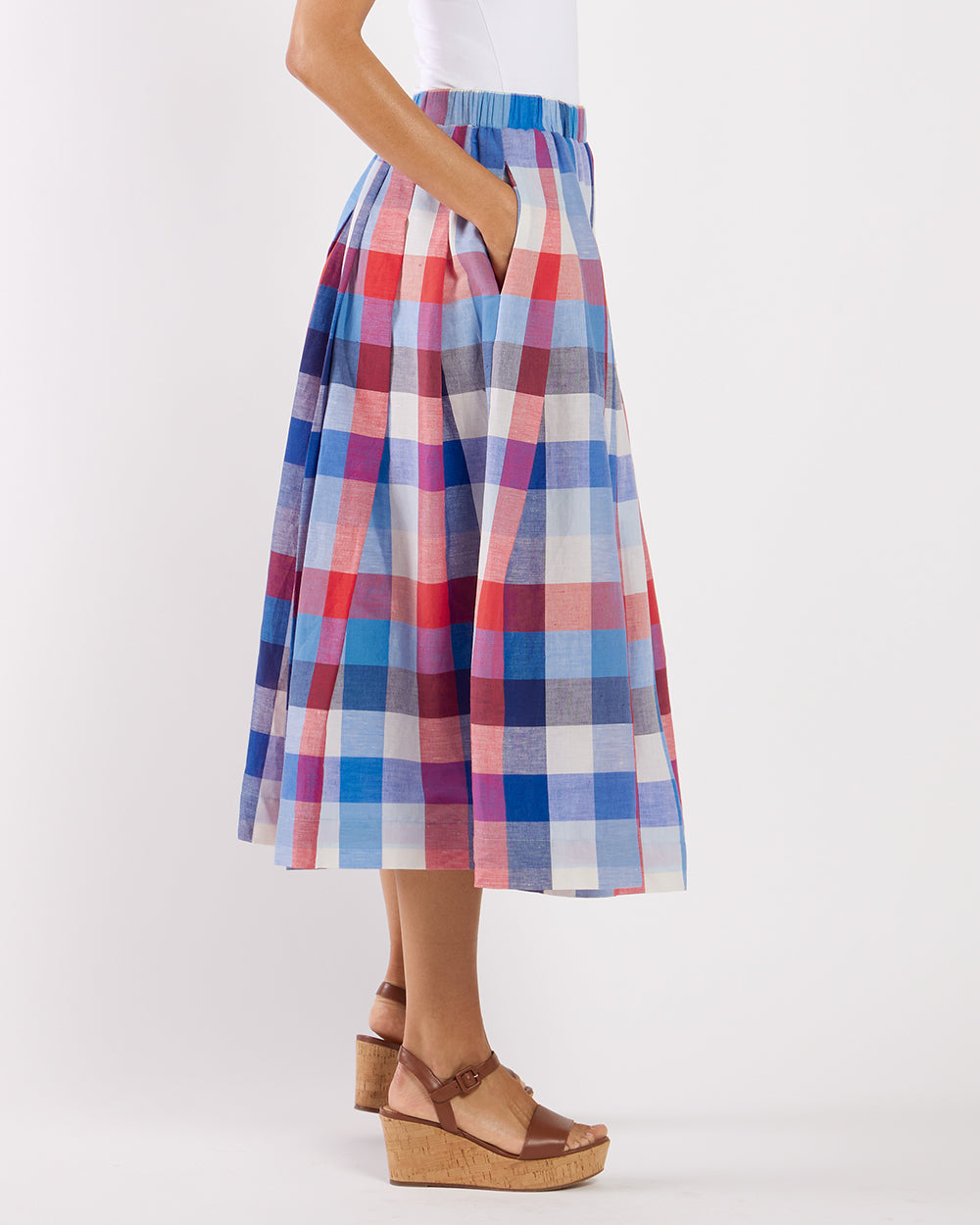 Meredith Skirt - Stretch Linen