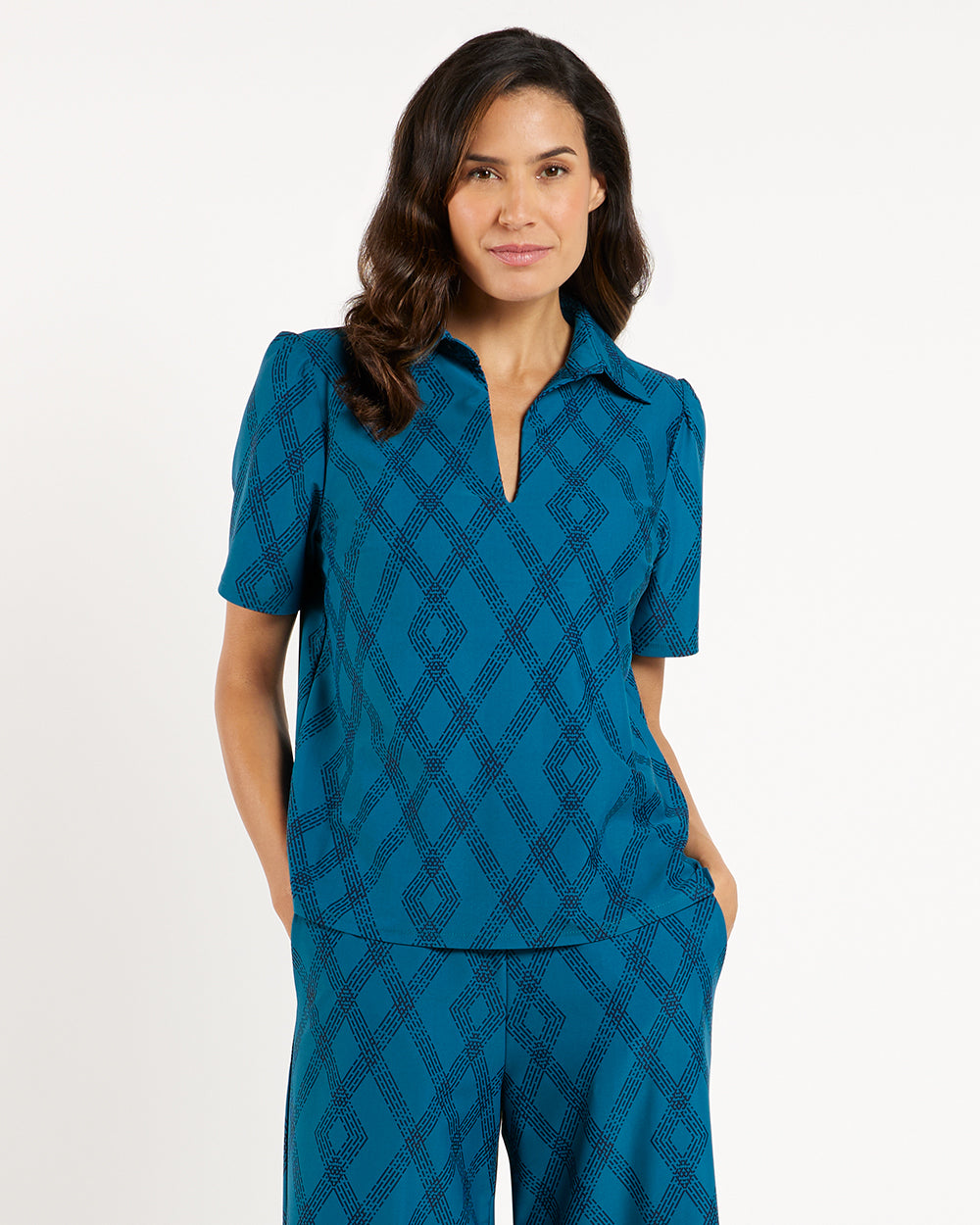 Jude Connally Imogene Top - Peacock