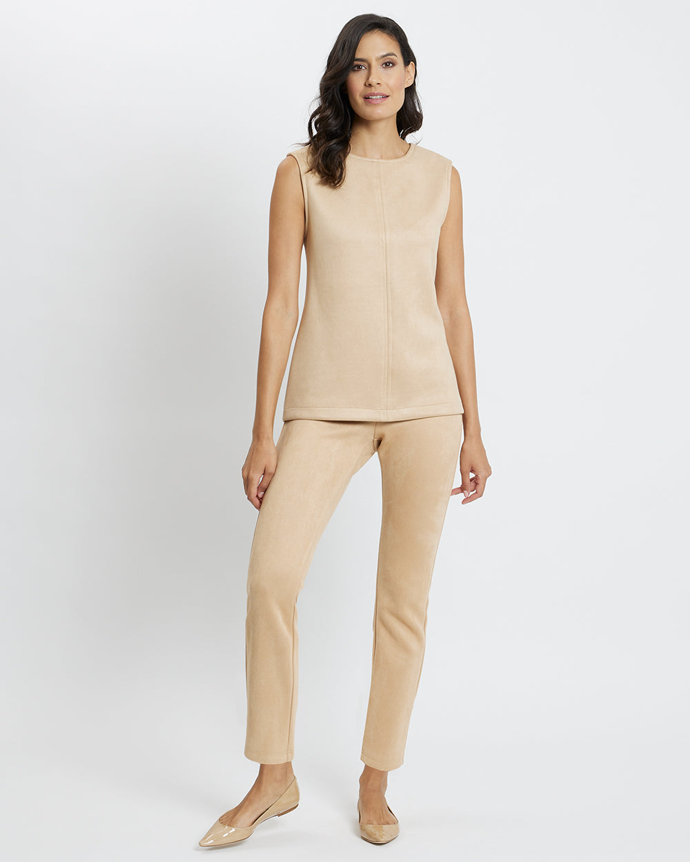 Briana Top - Faux Suede