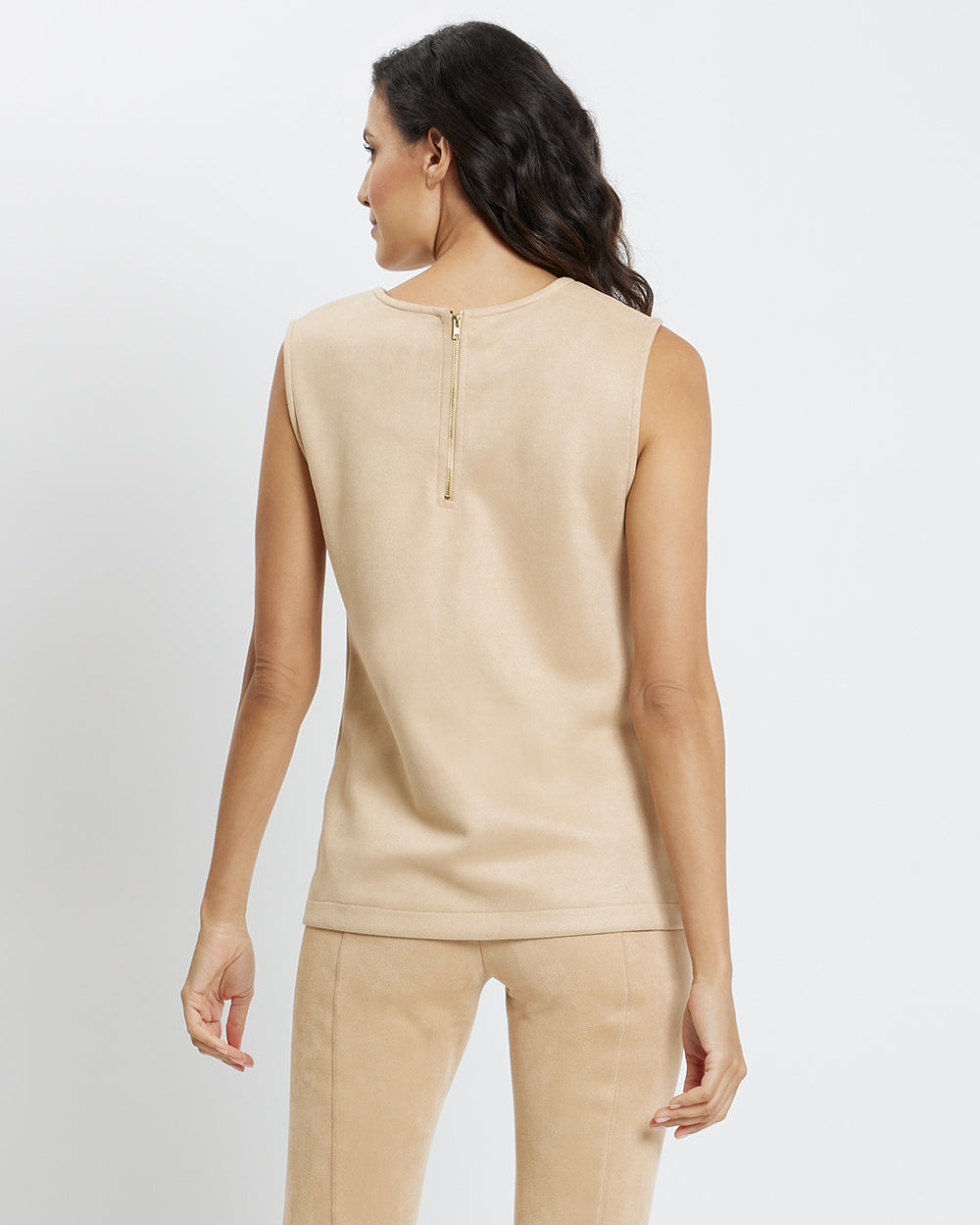 Briana Top - Faux Suede