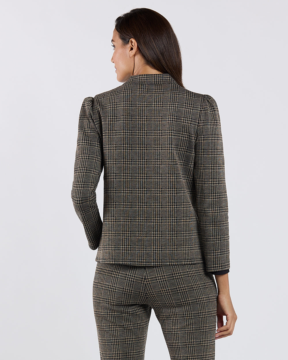Marley Jacket - Textured Plaid