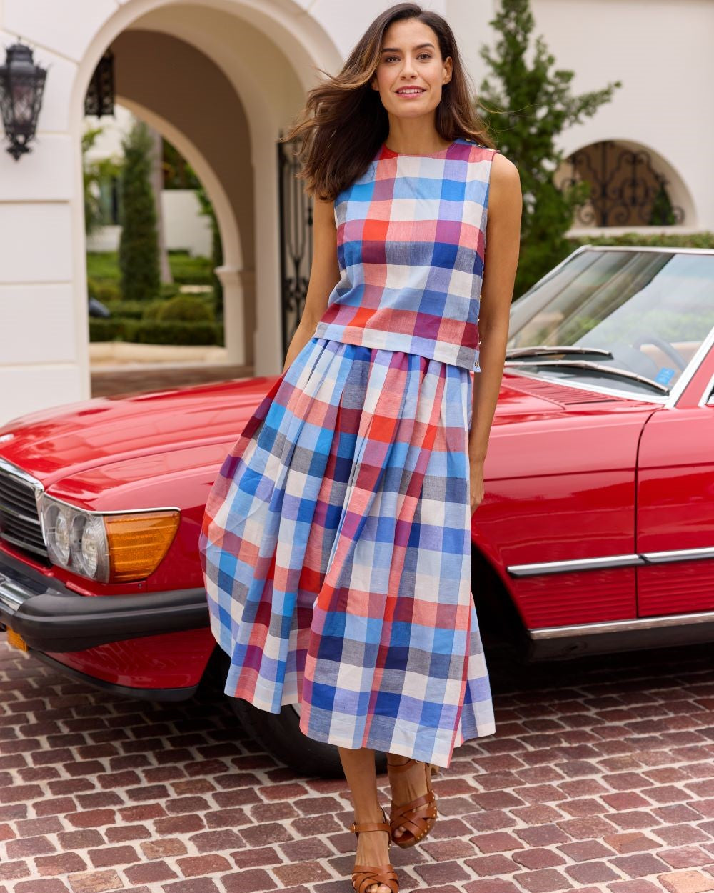 Meredith Skirt - Stretch Linen