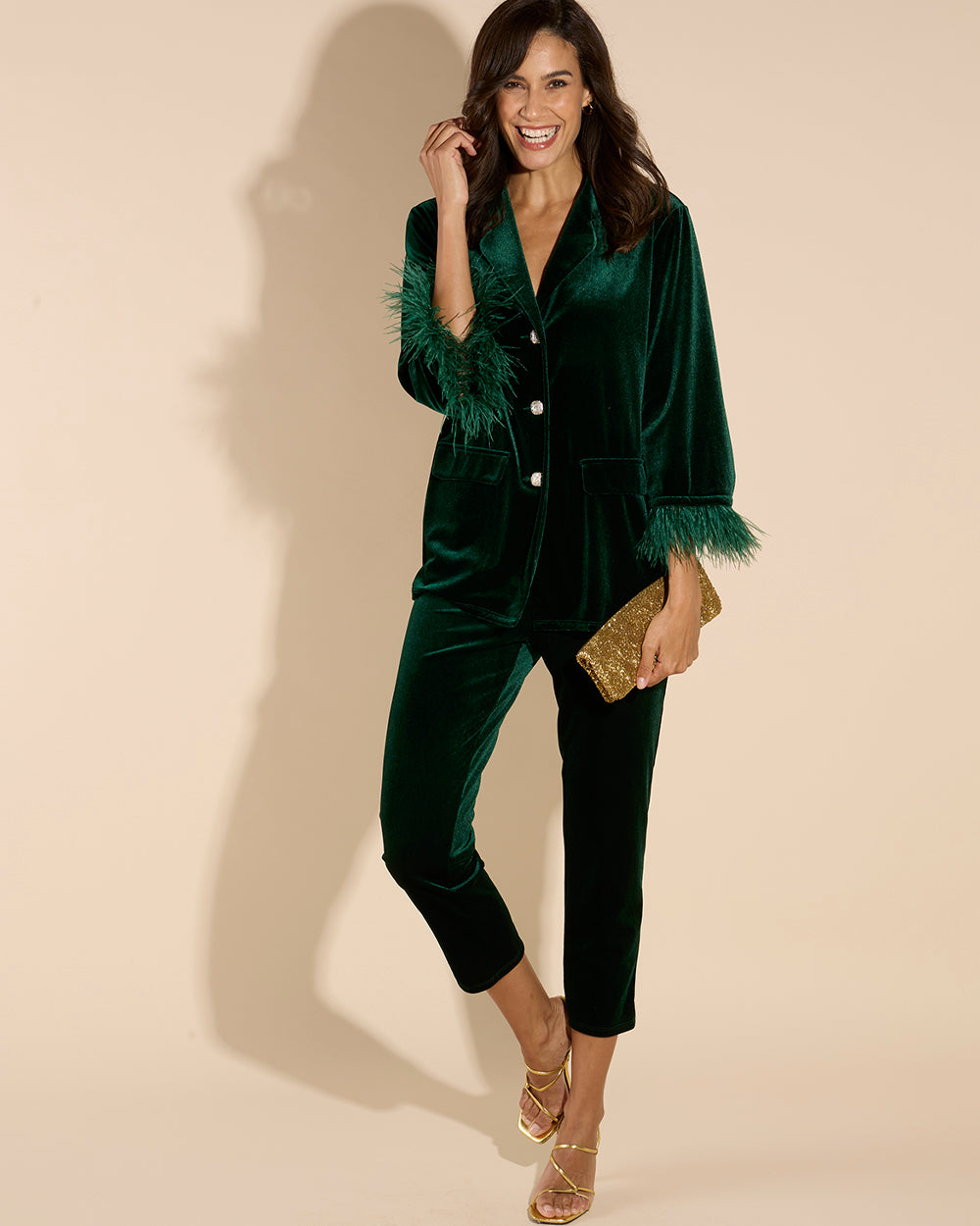 Lucia Pant - Stretch Velvet