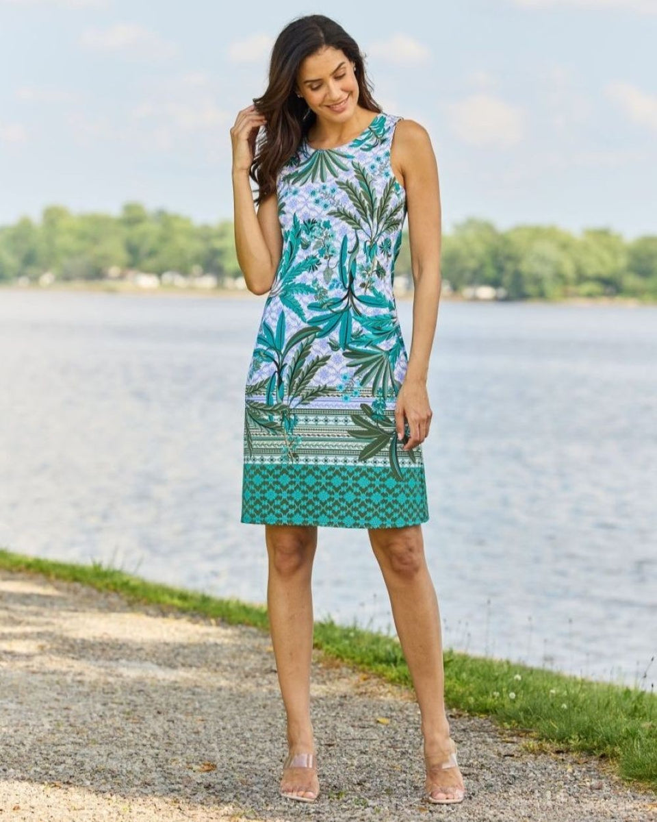 Beth Dress Jude Cloth in Palm Royale Loden| Jude Connally XXL / Palm Royale Loden