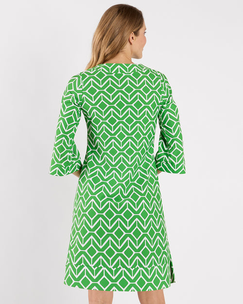 green emerald velvet dress Green Geo Print Midi Dress  Never Enough BOUTIQUE