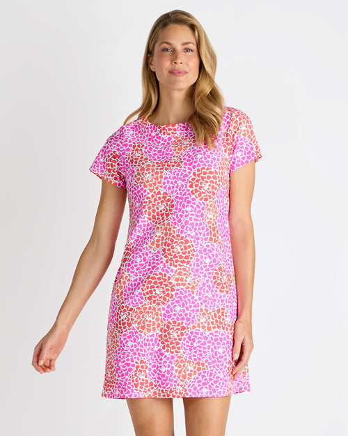 Ella Dress Jude Cloth in Mums Hot Pink| Jude Connally