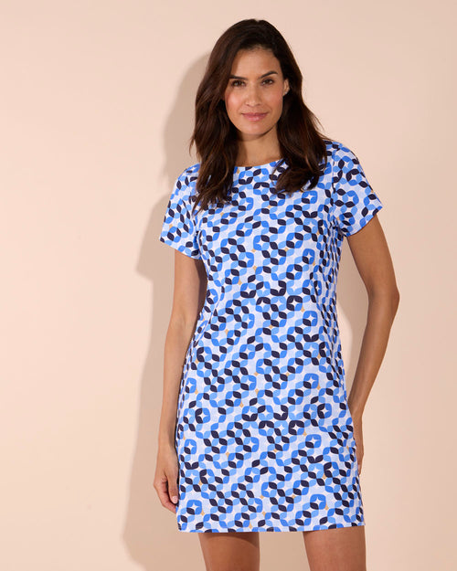 ella printed jersey dress Ella Printed Jersey Dress Amur