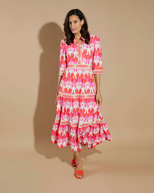 Candy Dress Jude Cloth in Paradise Ikat Peony| Jude Connally