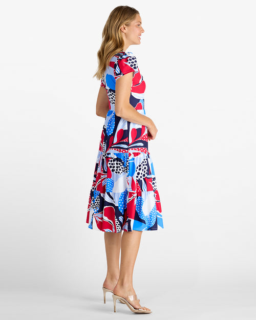 libby jersey midi shirt dress Libby
