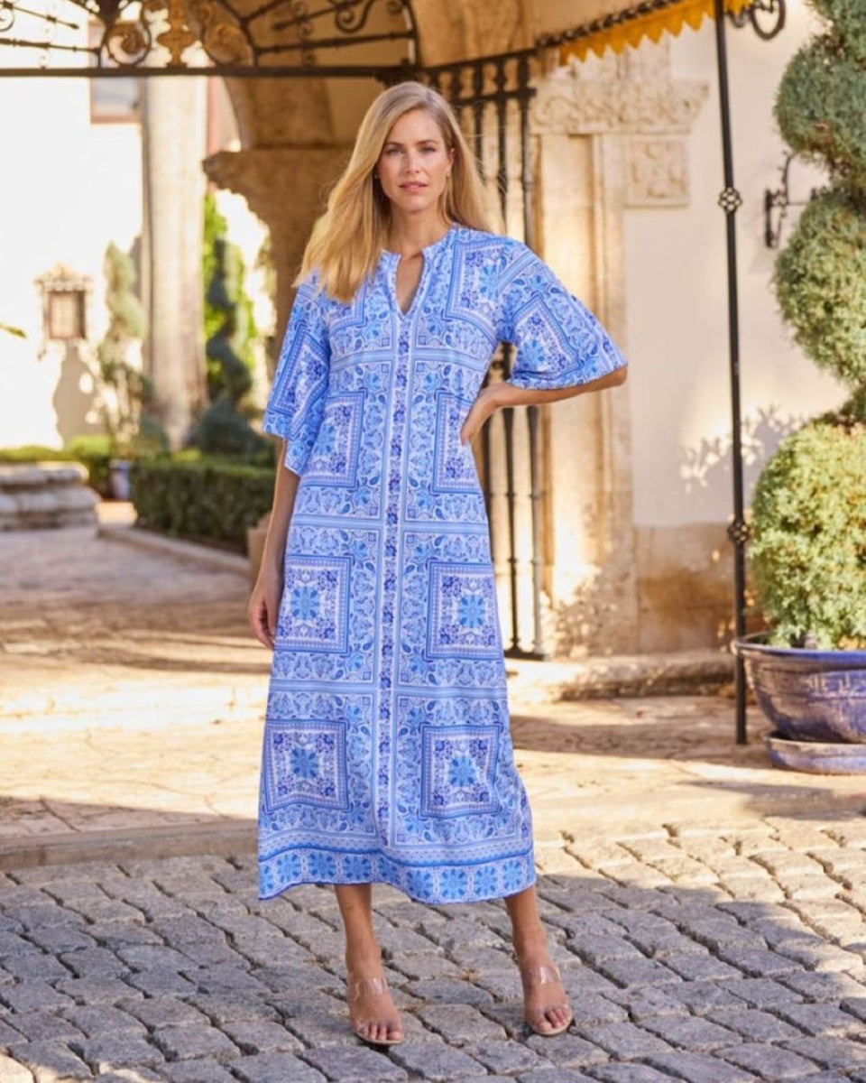 Ruby Dress Jude Cloth in Palace Tapestry Peri| Jude Connally