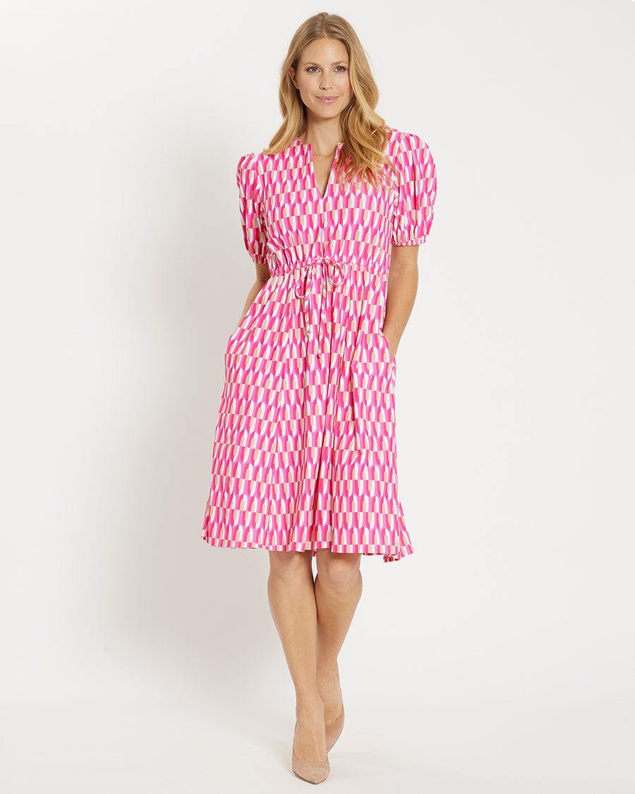 Cassandra Dress Jude Cloth in Mod Arch Peony | Jude Connally