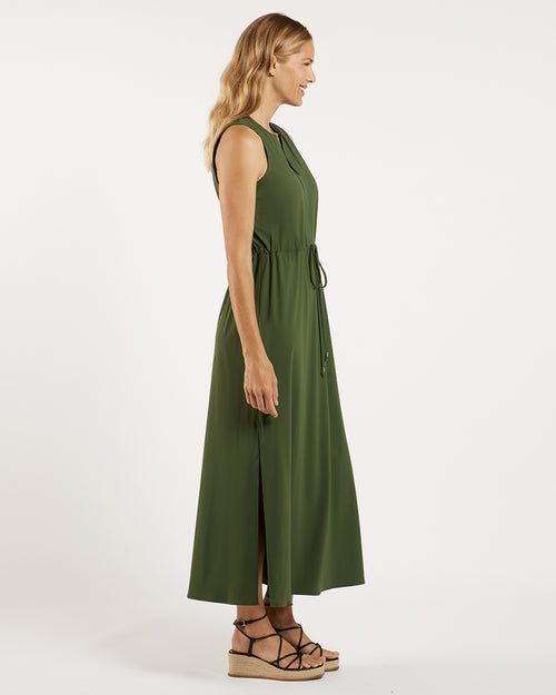 bebe clothing dresses Bebe Dress Jude Cloth in Loden| Jude Connally