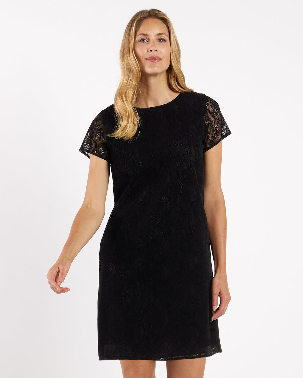 Ella Dress - Flocked Lace