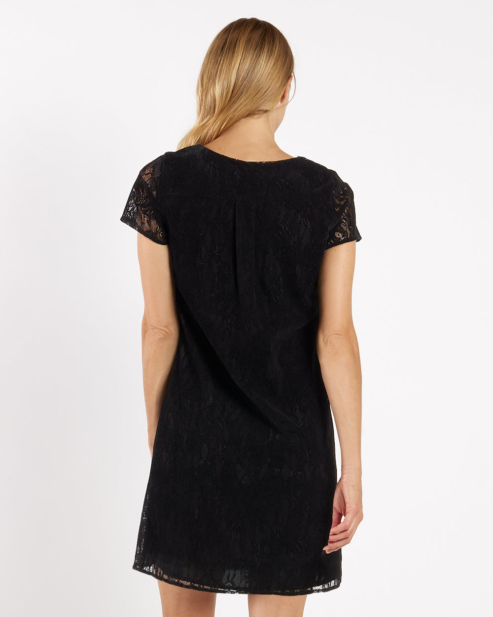 Ella Dress - Flocked Lace