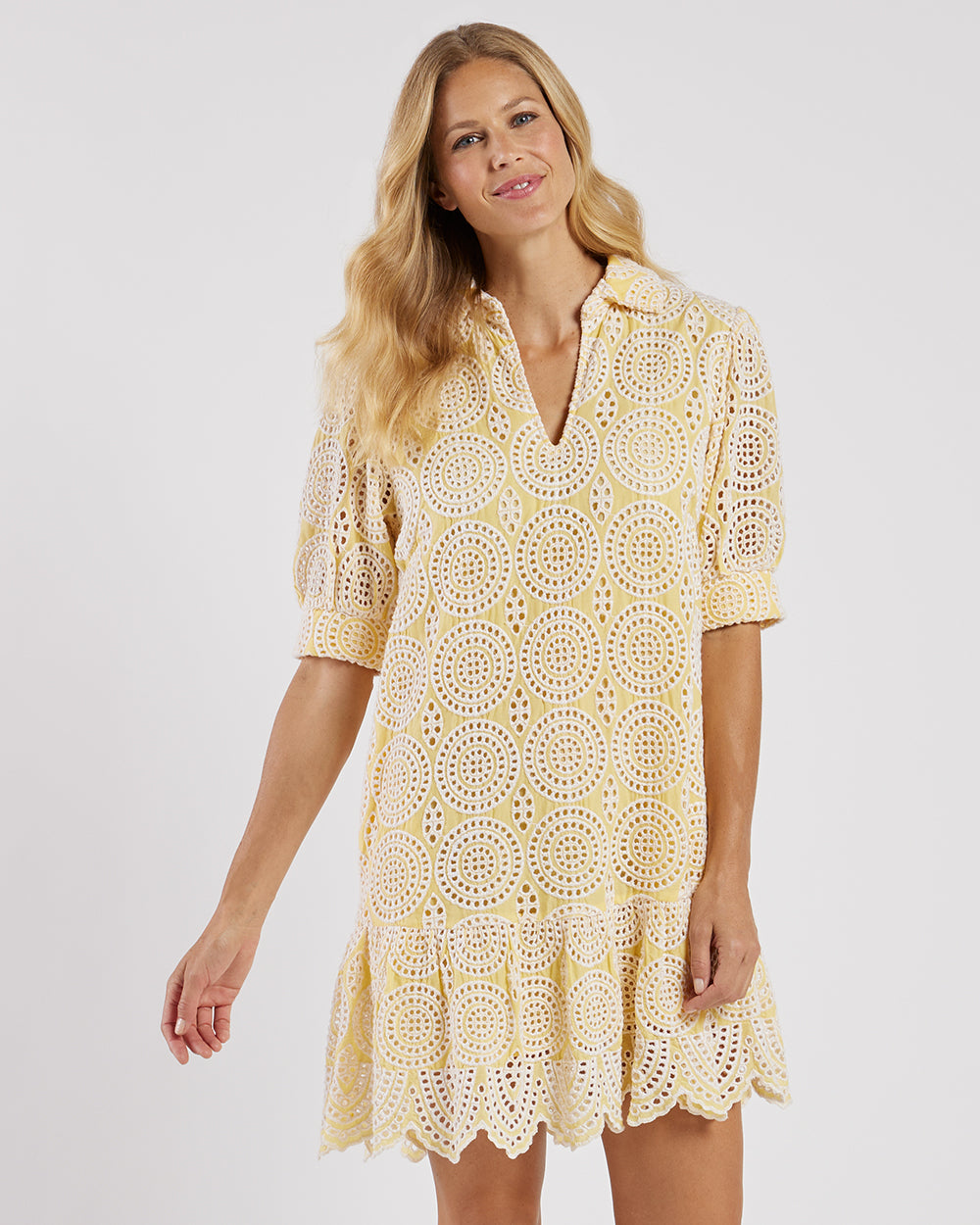 Tierney Dress - Cotton Eyelet