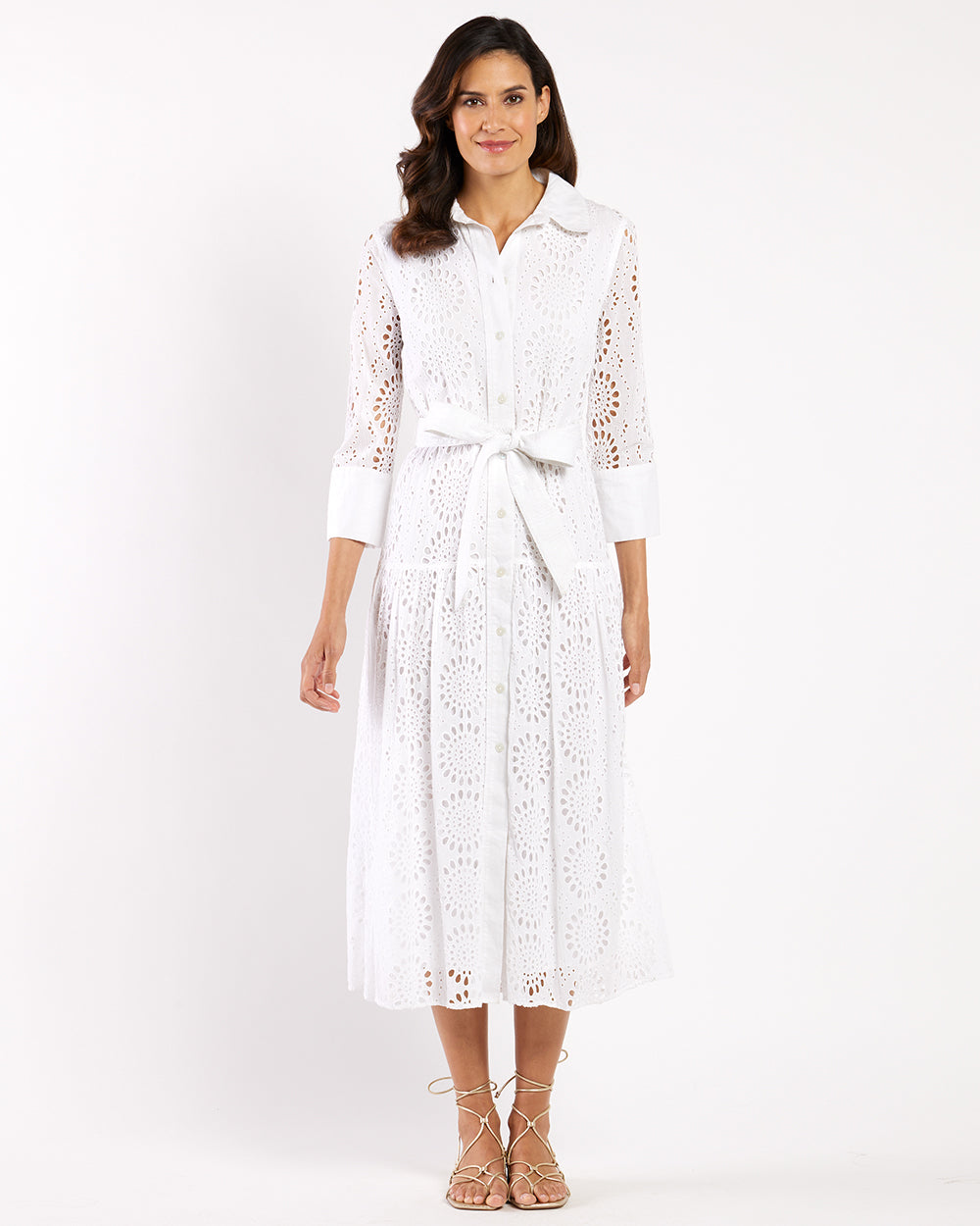 Sutton Dress - Cotton Eyelet