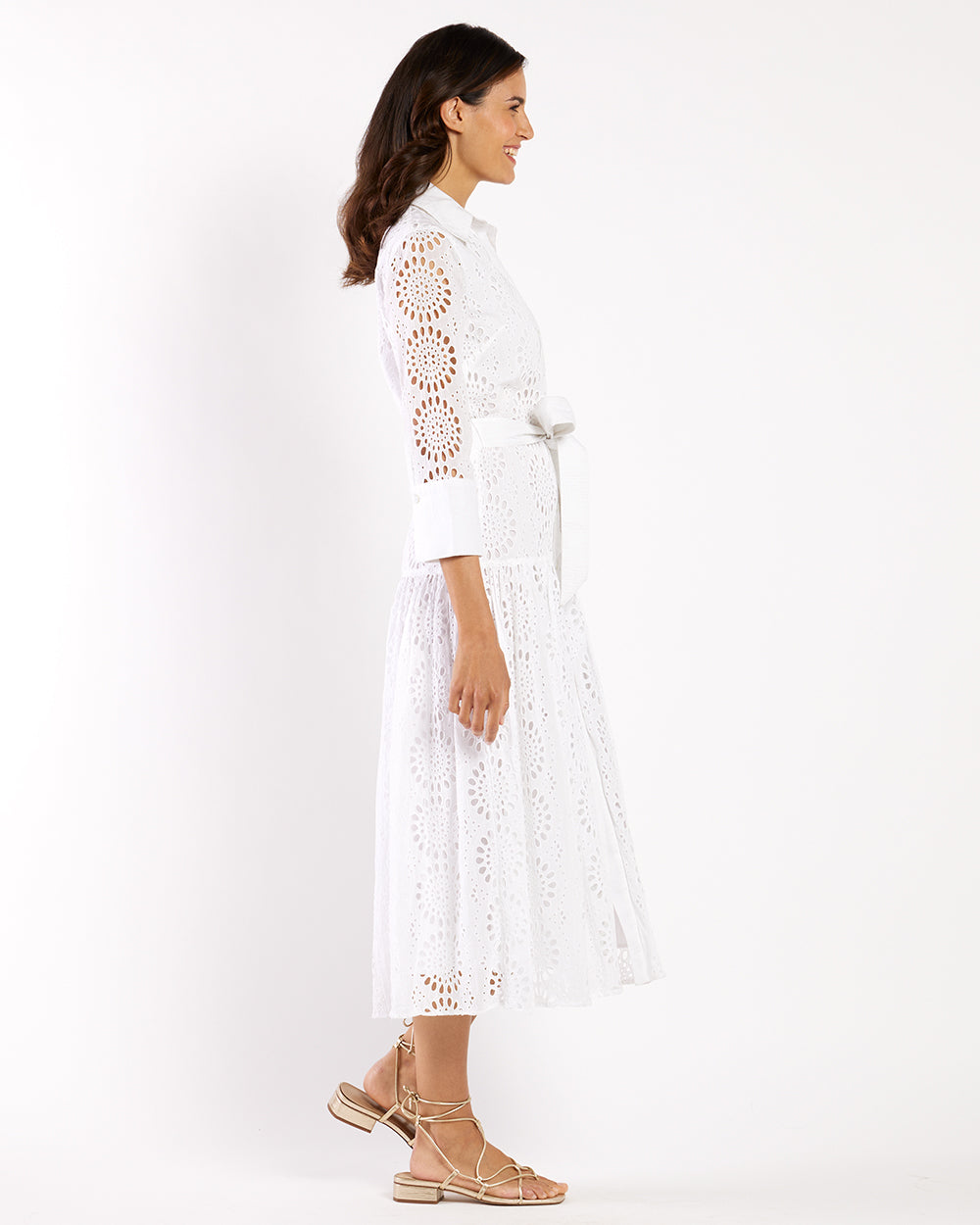 Sutton Dress - Cotton Eyelet