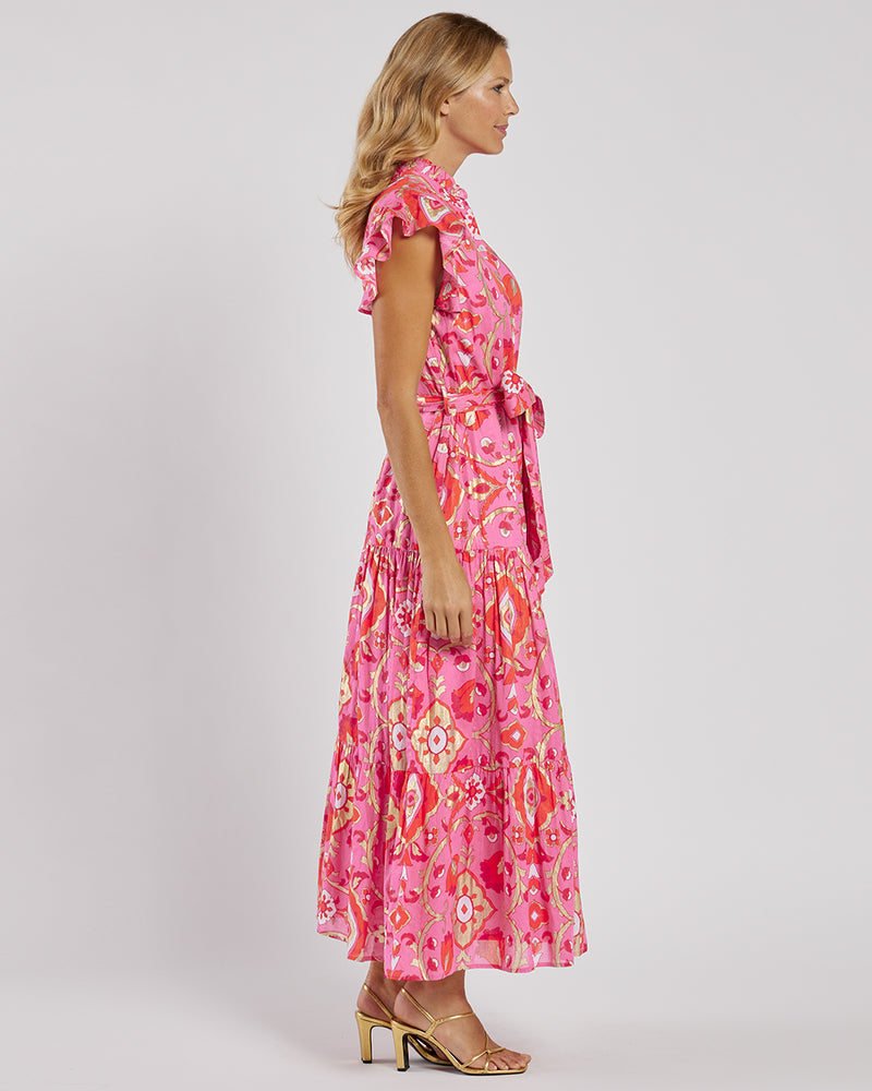 Maribel Dress in Giverny Garden