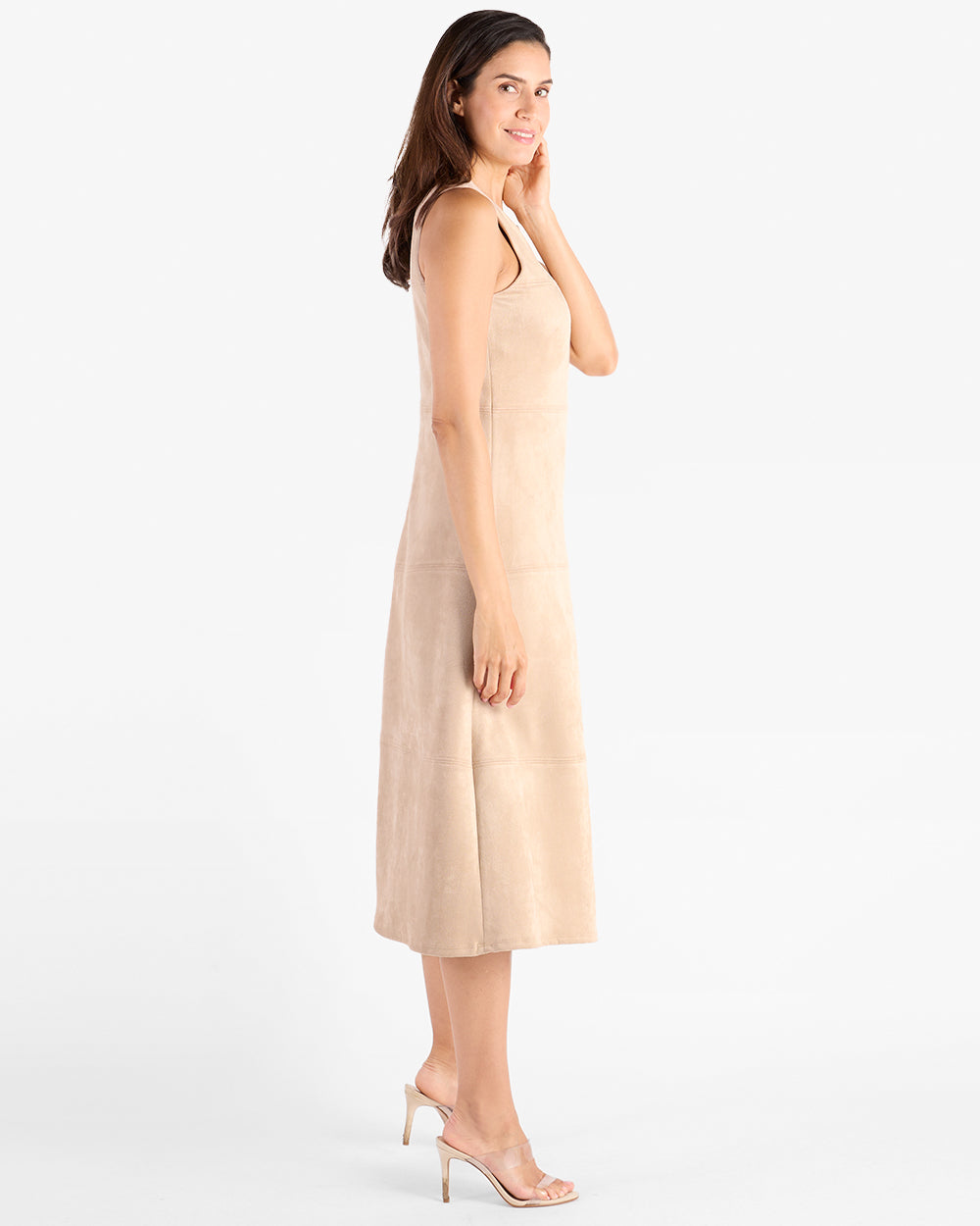 Blake Dress - Faux Suede