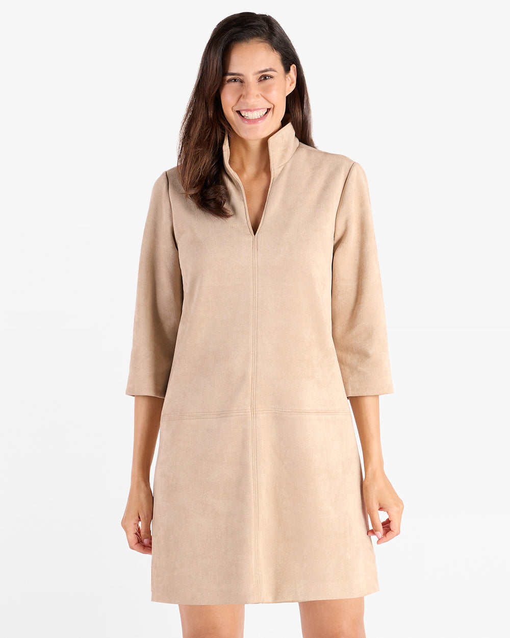 Callie Dress - Faux Suede
