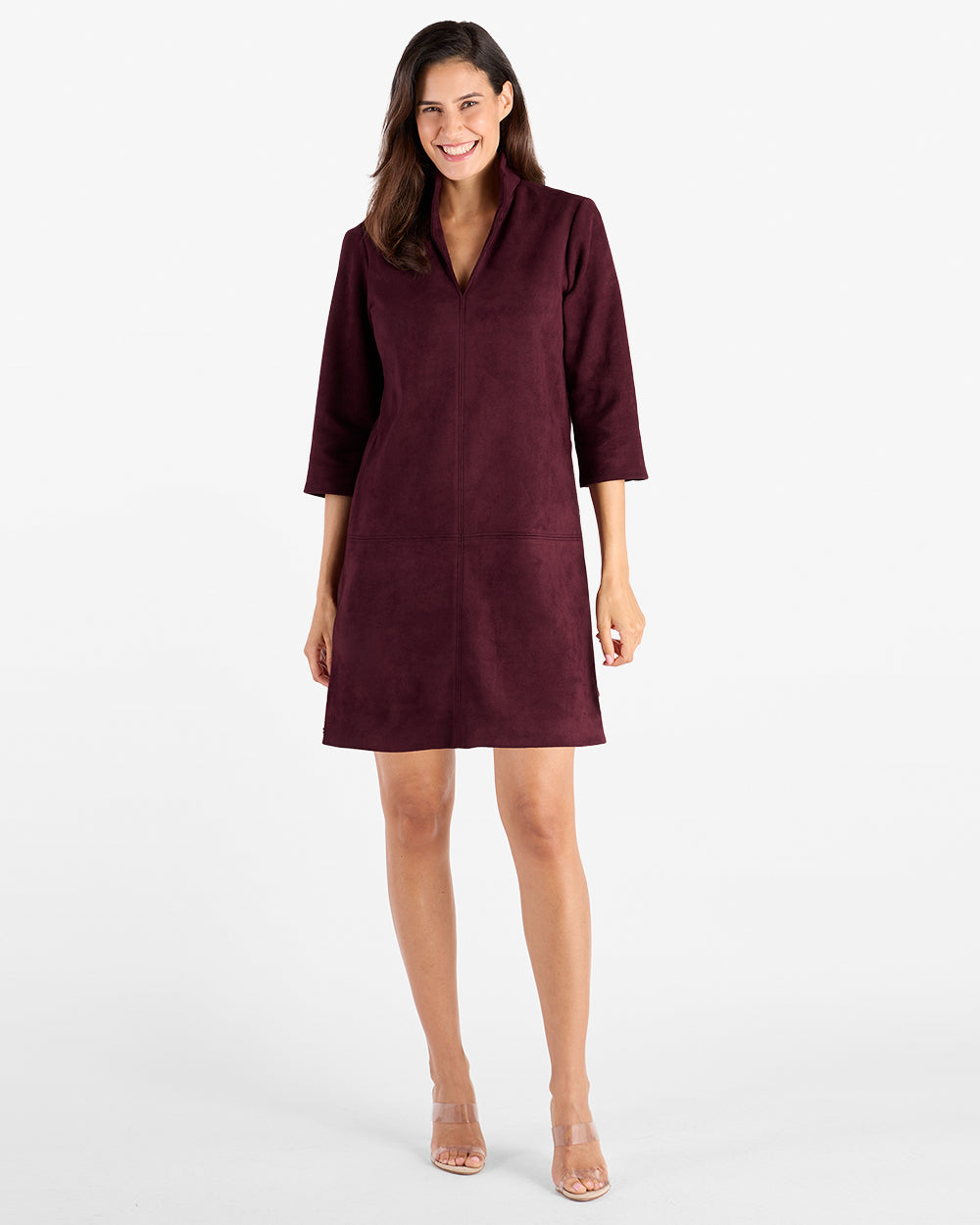 Callie Dress - Faux Suede