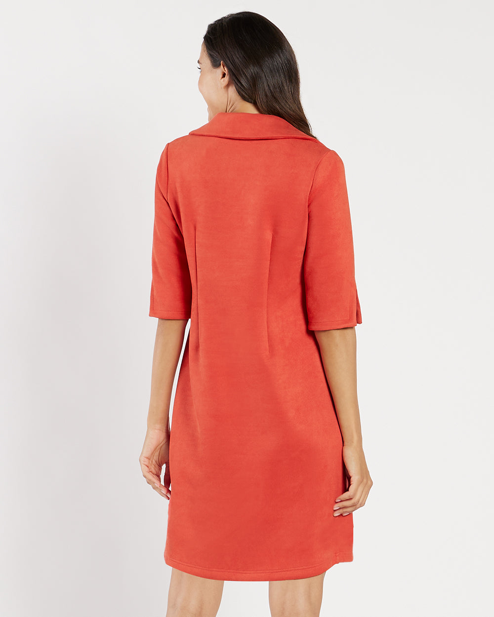 Michelle Dress - Faux Suede