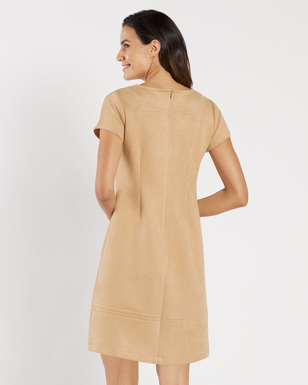 Kayla Dress - Faux Suede