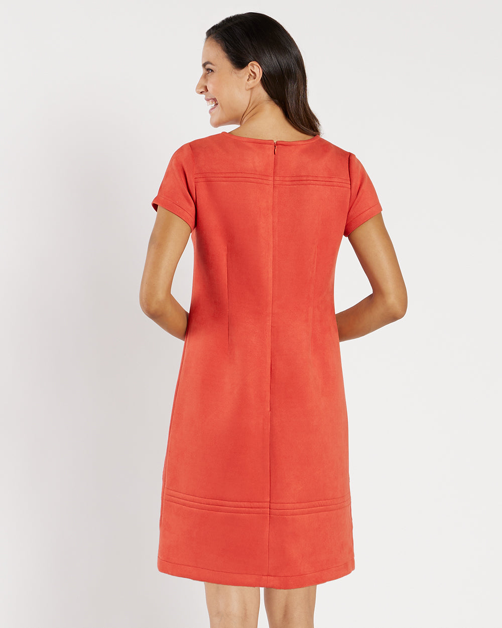 Kayla Dress - Faux Suede