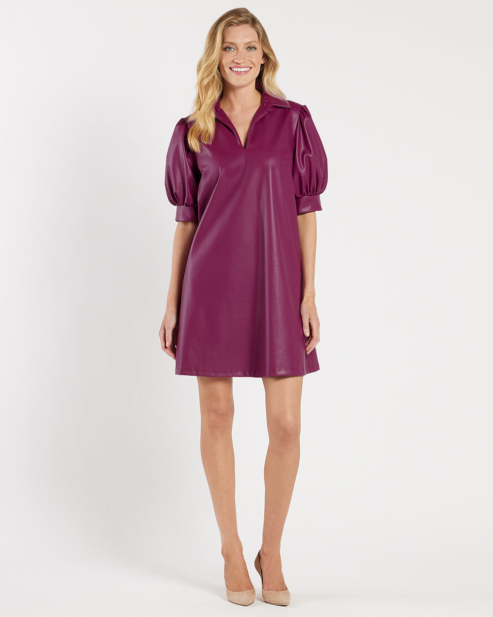 Emerson Dress - Faux Leather