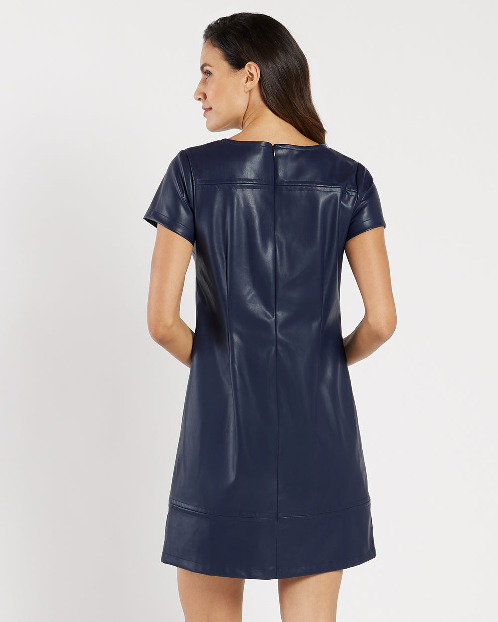 Kayla Dress - Faux Leather