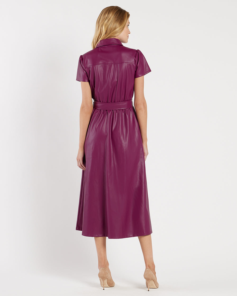 Cecelia Dress - Faux Leather