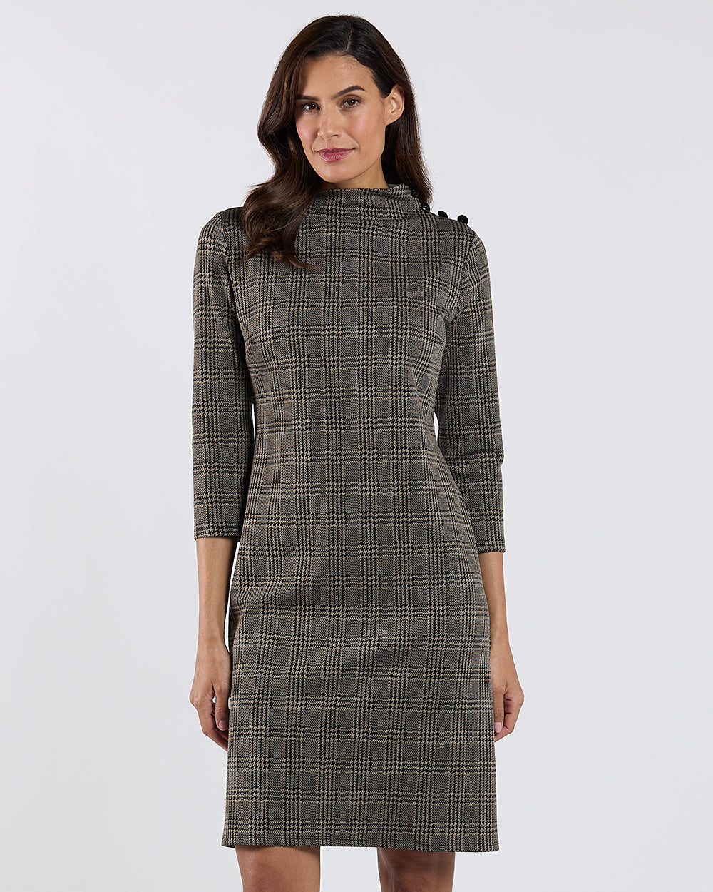 Gertie Dress - Textured Plaid