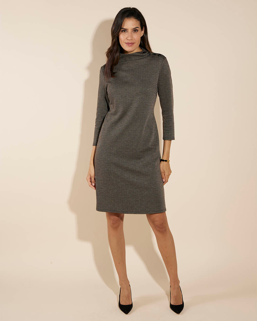 Gertie Dress - Textured Plaid