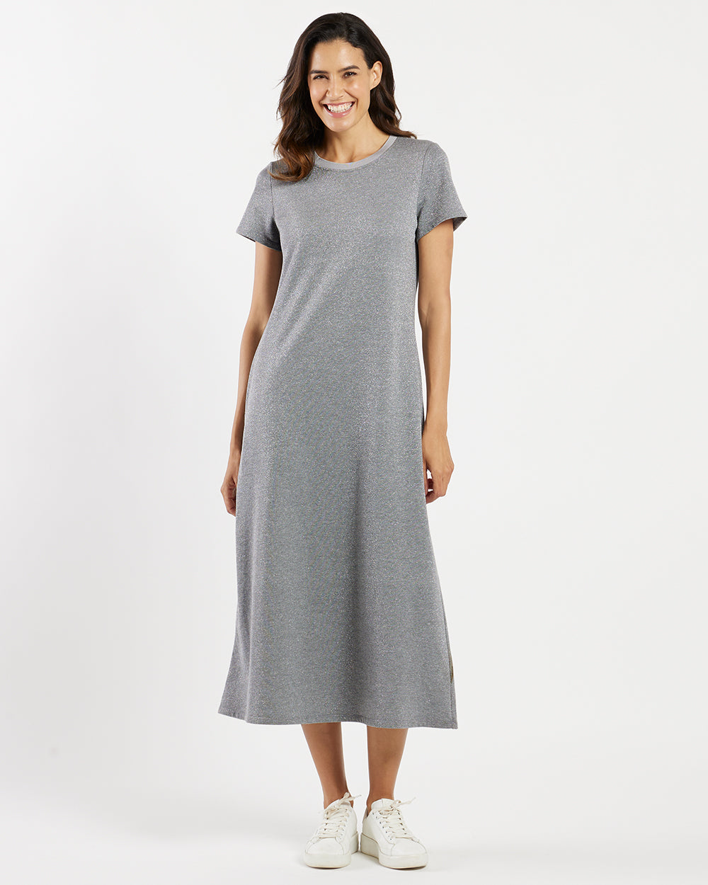 Alexandra Dress - Lurex Terry