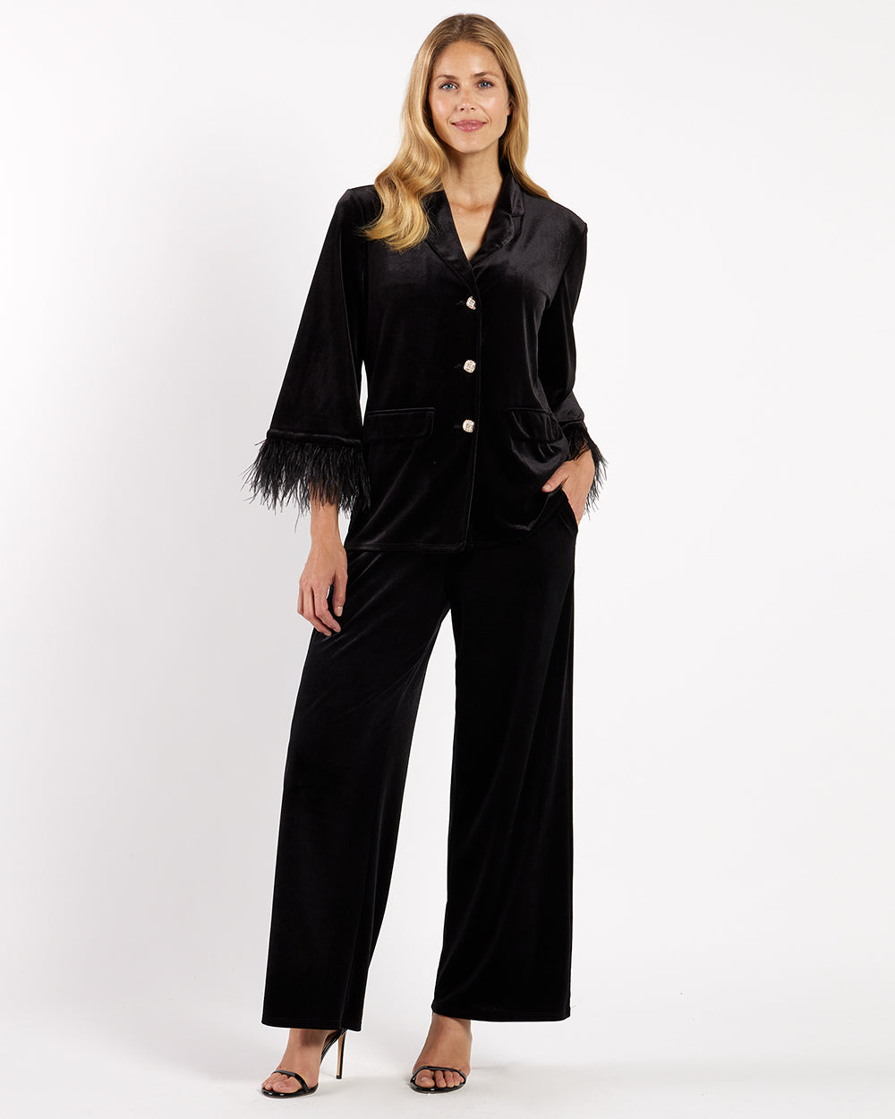Nicolette Pant - Stretch Velvet