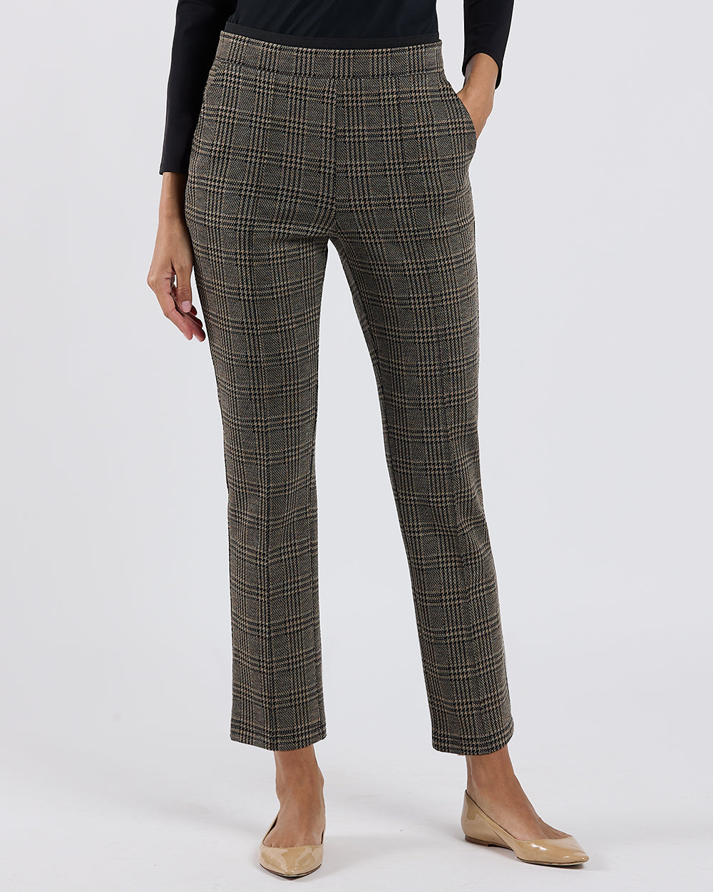 Tobi Pant - Textured Plaid