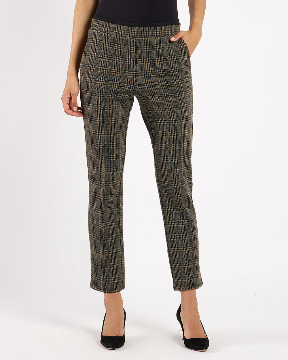 Tobi Pant - Textured Plaid