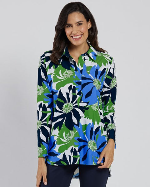 トップス dolphin blue 1521215 301192_WBB_Hadley_WildBlossomB